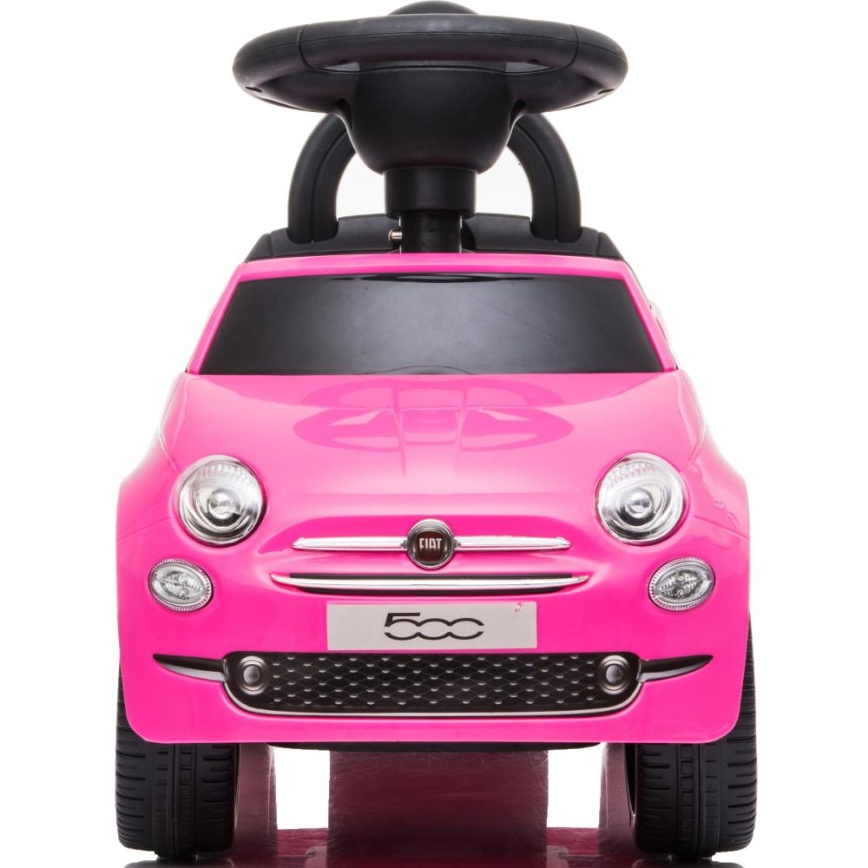 Draisienne voiture Fiat 500 rose