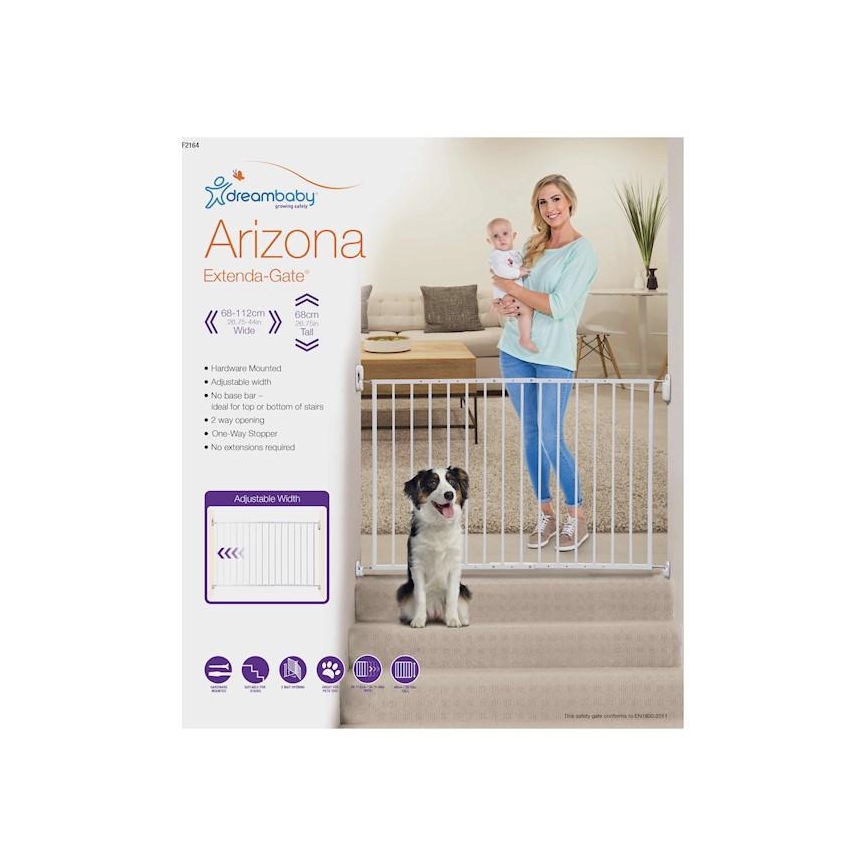 Dreambaby - Barriera di sicurezza ARIZONA 68-112 cm