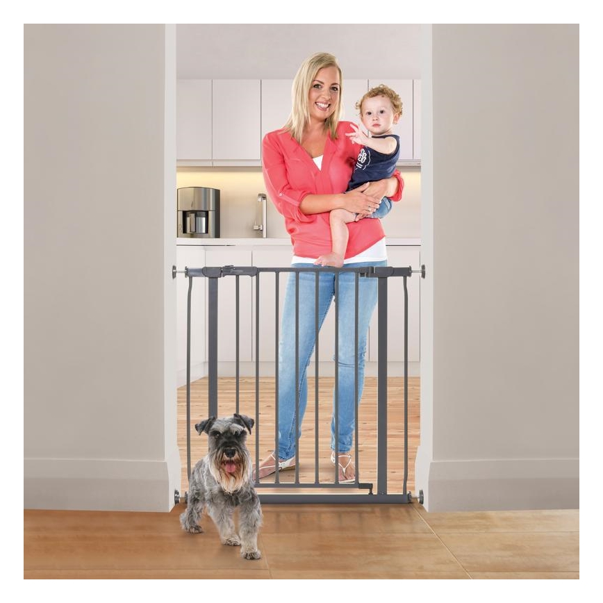 Dreambaby - Barriera di sicurezza AVA 75-81 cm grigia