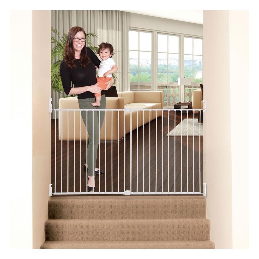 Dreambaby - Barriera di sicurezza BROADWAY 76-134,5 cm bianca