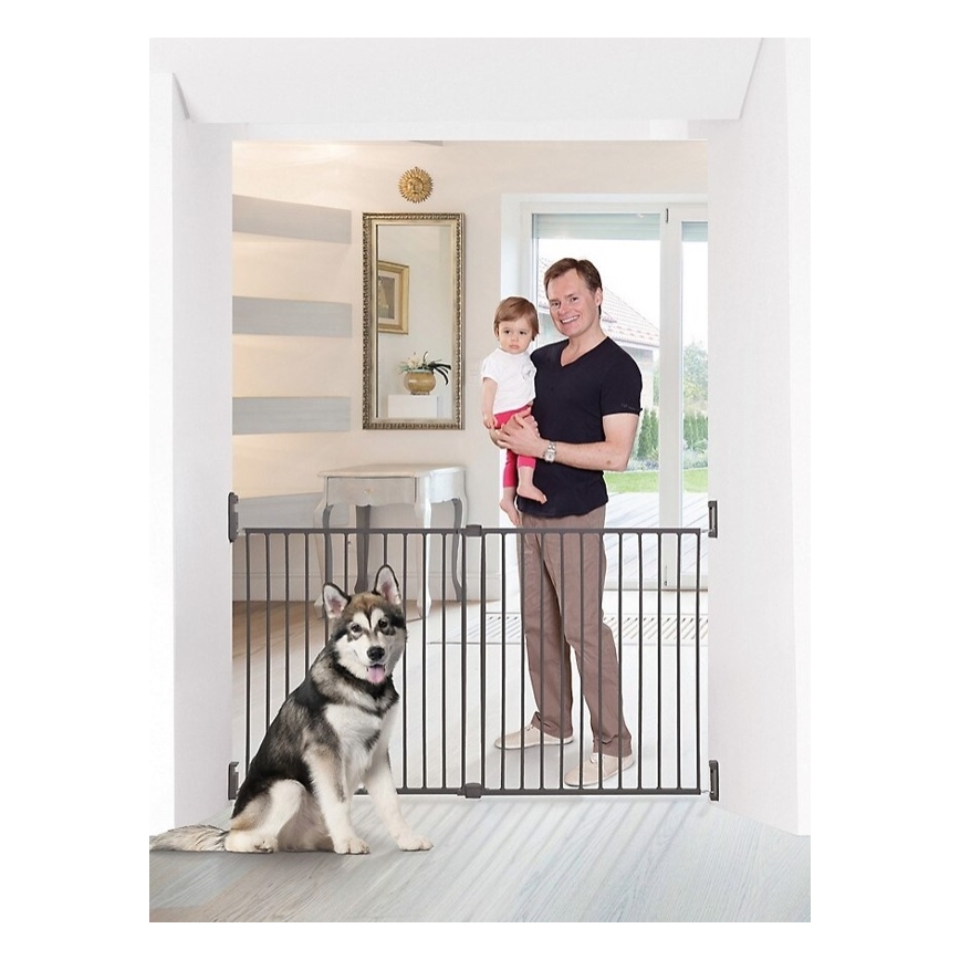 Dreambaby - Barriera di sicurezza BROADWAY 76-134,5 cm grigio