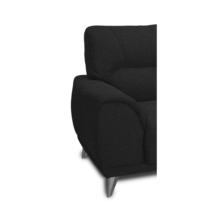 Dreisitziges Sofa LIVORNO schwarz