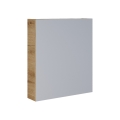 Dřevojas - Meuble de salle de bains avec miroir NEXI 60x68 cm chêne