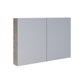 Dřevojas - Spiegelschrank NEXI 100x68 cm, dunkle Eiche
