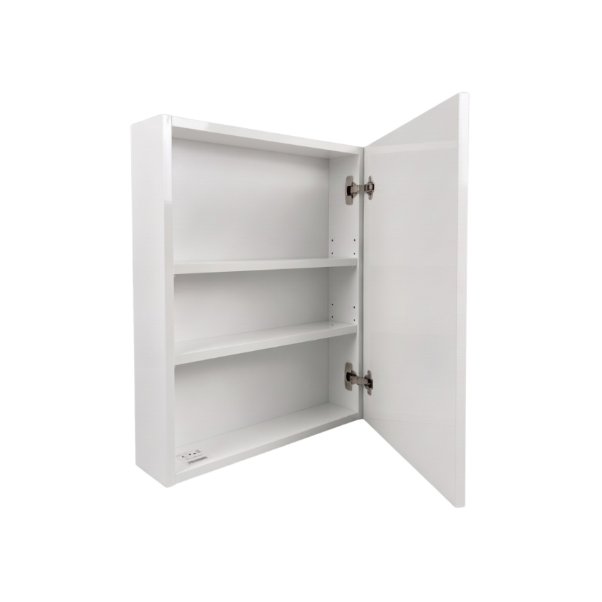Dřevojas - Spiegelschrank NEXI 60x68 cm weiß