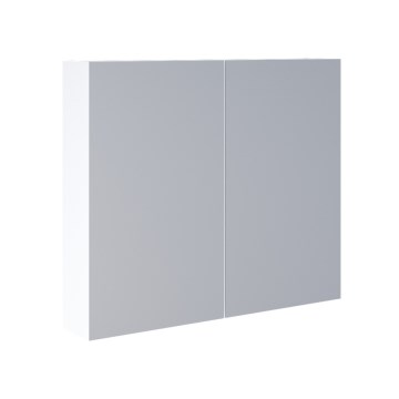 Dřevojas - Spiegelschrank NEXI 80x68 cm weiß