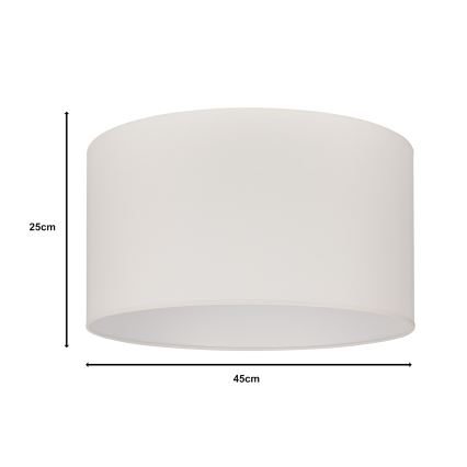 Duolla - Abat-jour universel ROLLER E27 d. 45 cm beige