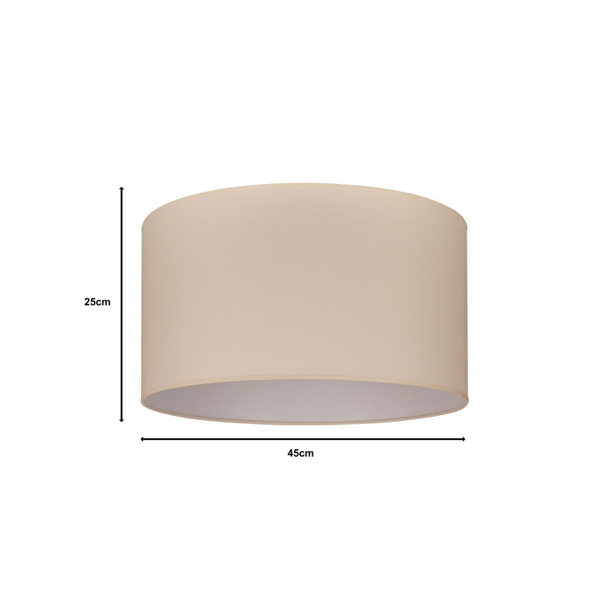 Duolla - Abat-jour universel ROLLER E27 d. 45 cm beige