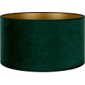 Duolla - Abat-jour universel VELVET E27 d. 35 cm vert/doré