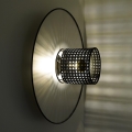 Duolla - Applique murale TOKYO RATTAN 1xE27/15W/230V d. 50 cm argent/noir