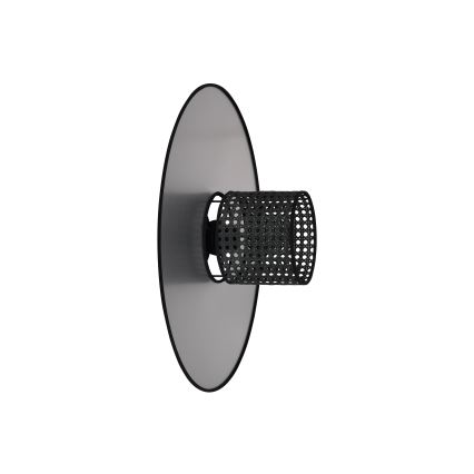 Duolla - Applique murale TOKYO RATTAN 1xE27/15W/230V d. 50 cm argent/noir