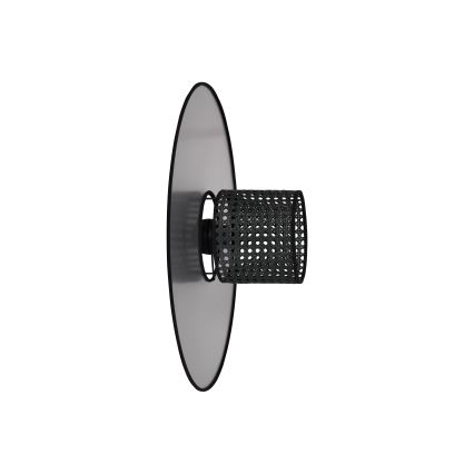 Duolla - Applique murale TOKYO RATTAN 1xE27/15W/230V d. 50 cm argent/noir