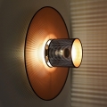 Duolla - Applique murale TOKYO SHINY 1xE27/15W/230V d. 50 cm cuivre/noir