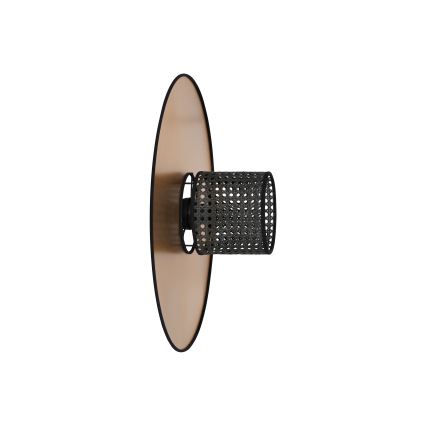 Duolla - Applique TOKYO RATTAN 1xE27/15W/230V diametro 50 cm oro/nero