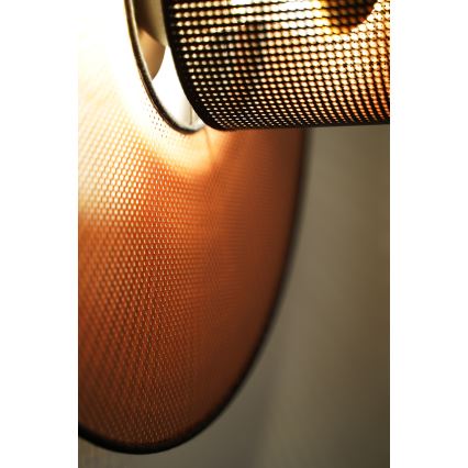 Duolla - Applique TOKYO SHINY 1xE27/15W/230V diametro 50 cm rame/nero
