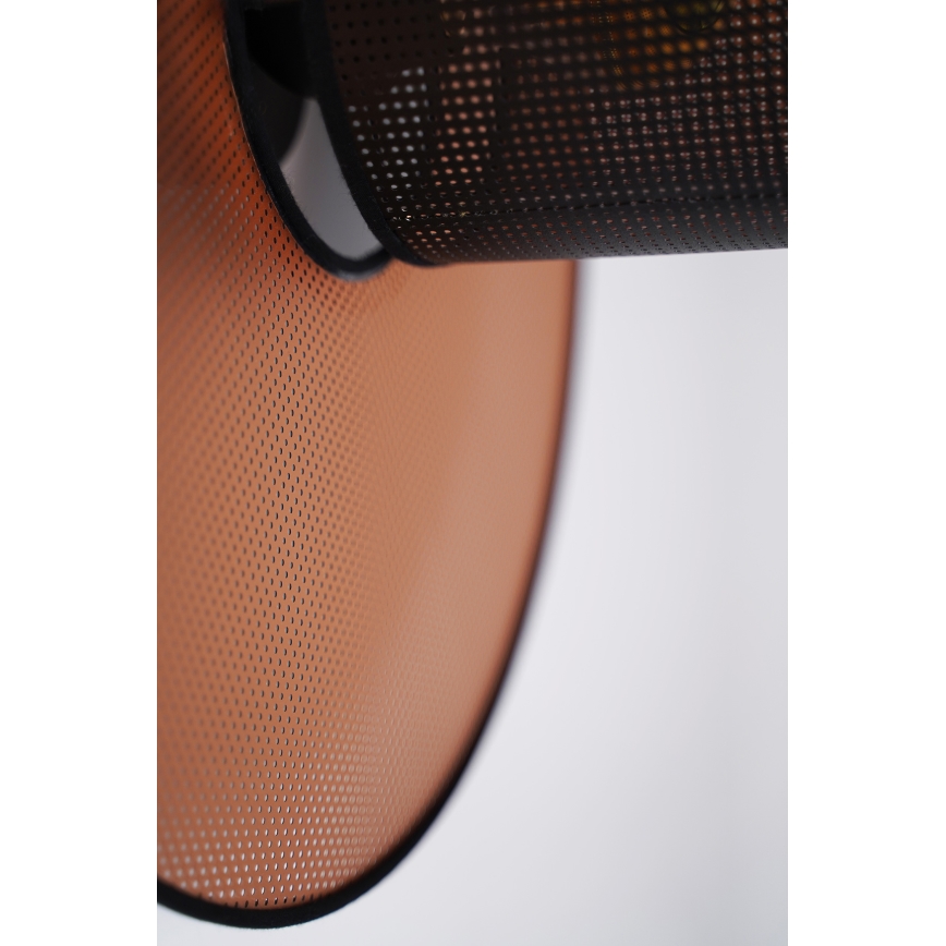 Duolla - Applique TOKYO SHINY 1xE27/15W/230V diametro 50 cm rame/nero