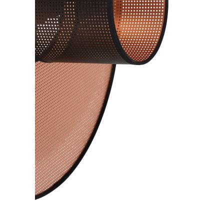 Duolla - Applique TOKYO SHINY 1xE27/15W/230V diametro 50 cm rame/nero