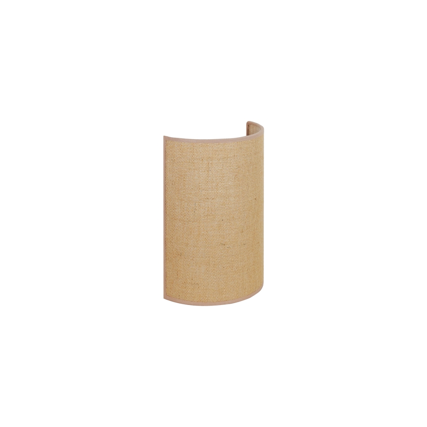 Duolla - Applique YUTE 1xE27/15W/230V diametro 20 cm marrone