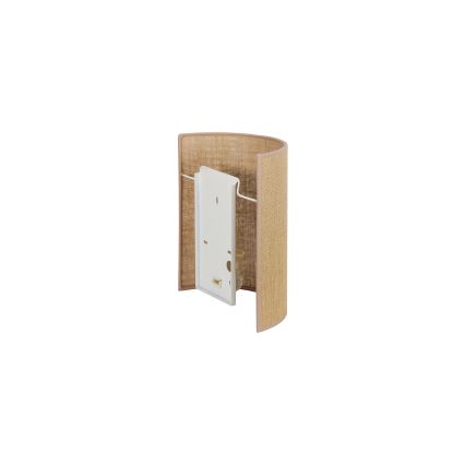 Duolla - Applique YUTE 1xE27/15W/230V diametro 20 cm marrone