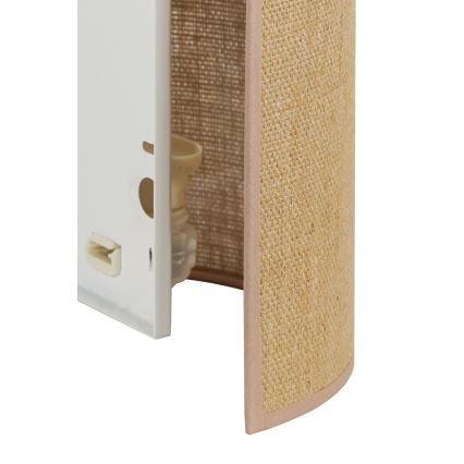 Duolla - Applique YUTE 1xE27/15W/230V diametro 20 cm marrone