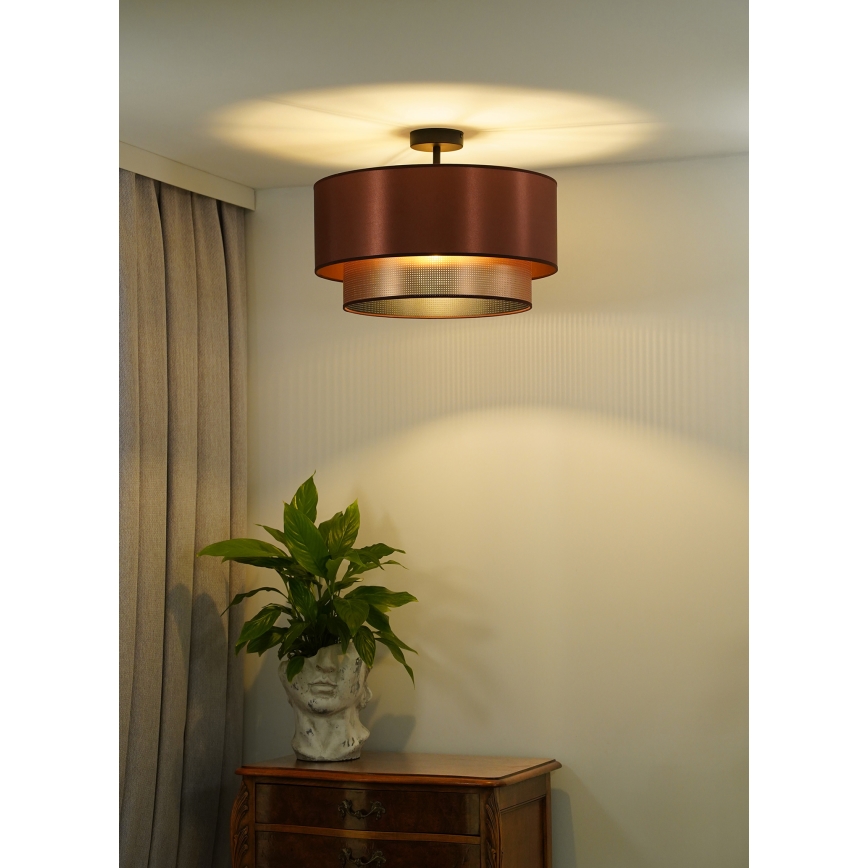 Duolla - Aufbauleuchte COPPER SHINY 1xE27/15W/230V d 45 cm kupfern