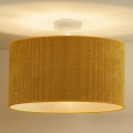 Duolla - Aufbauleuchte CORDUROY 1xE27/15W/230V d 40 cm gelb