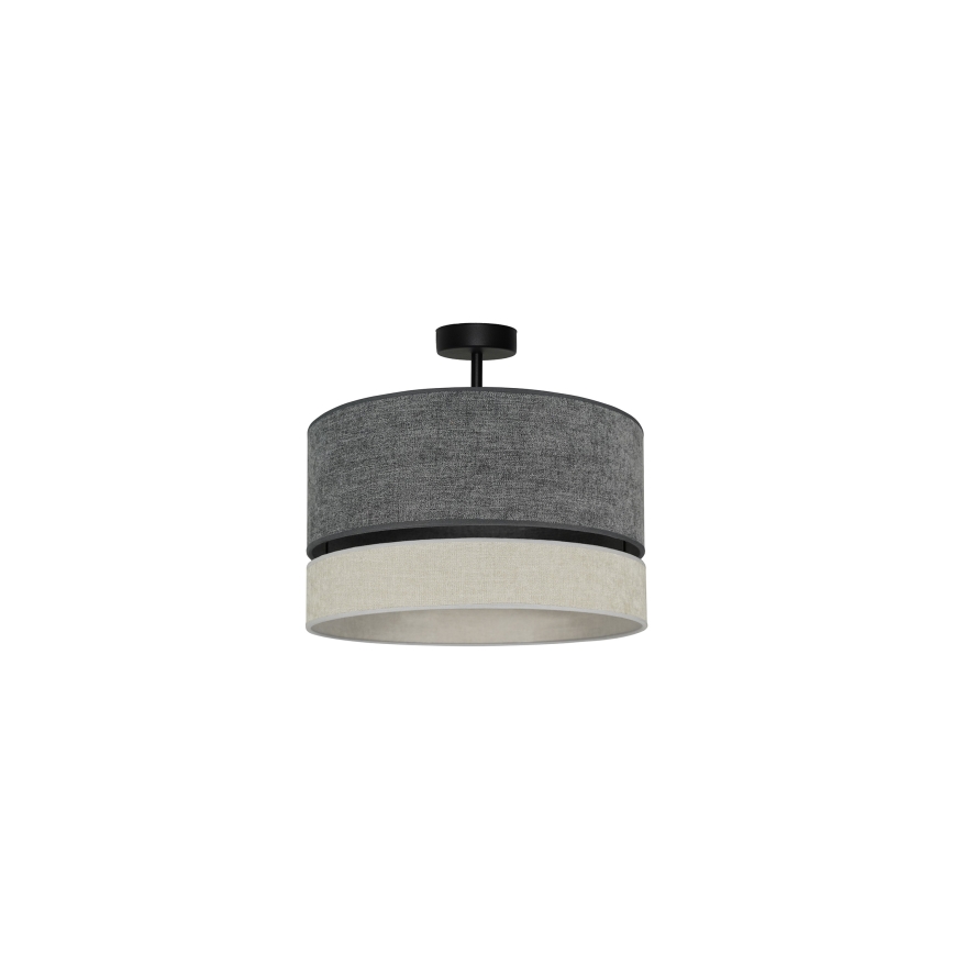 Duolla - Aufbauleuchte DOUBLE 1xE27/15W/230V d 40 cm grau