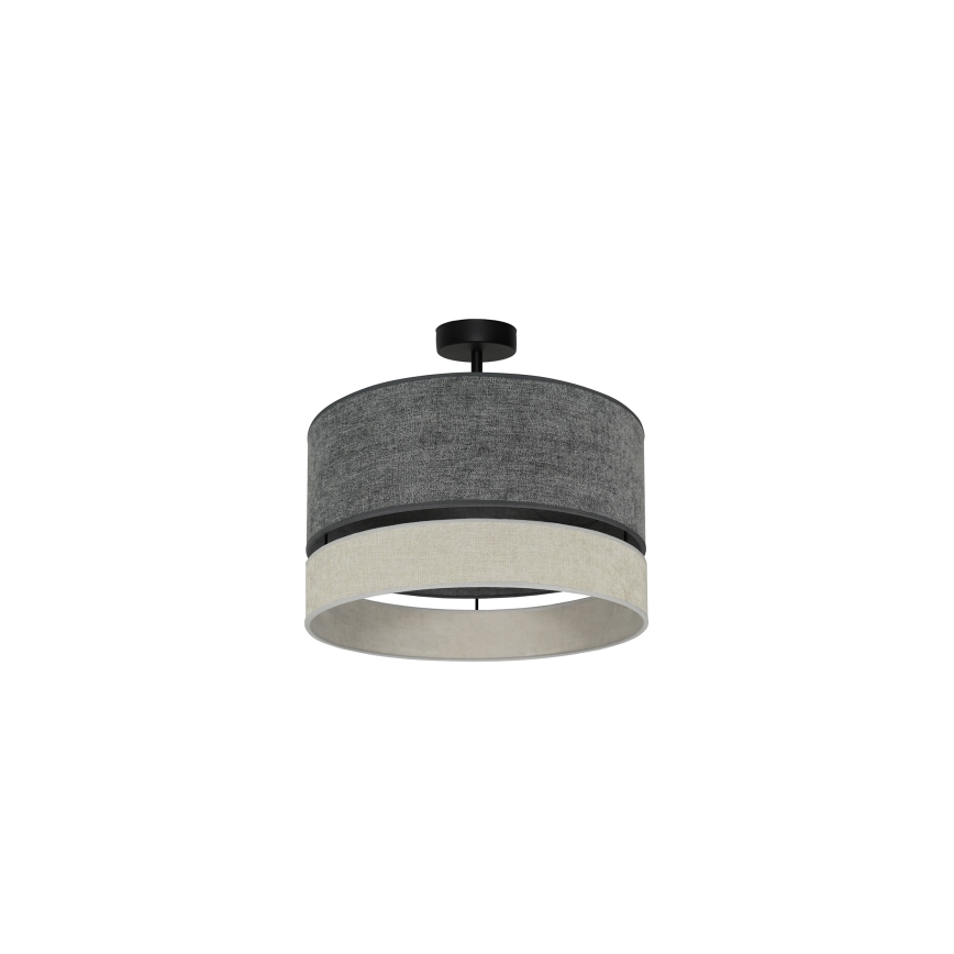 Duolla - Aufbauleuchte DOUBLE 1xE27/15W/230V d 40 cm grau