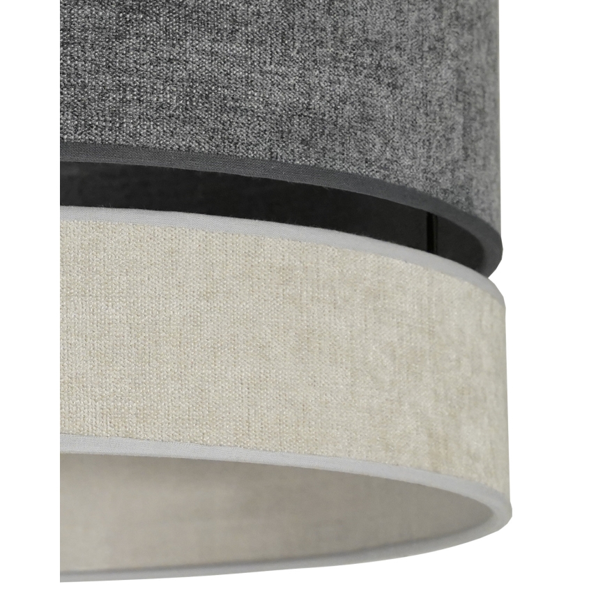 Duolla - Aufbauleuchte DOUBLE 1xE27/15W/230V d 40 cm grau