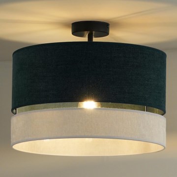 Duolla - Aufbauleuchte DOUBLE 1xE27/15W/230V d 40 cm grün/grau