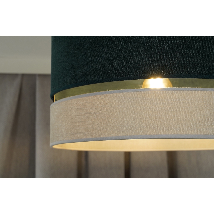 Duolla - Aufbauleuchte DOUBLE 1xE27/15W/230V d 40 cm grün/grau