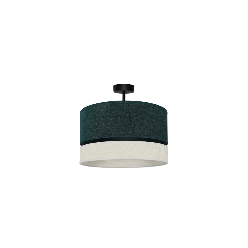 Duolla - Aufbauleuchte DOUBLE 1xE27/15W/230V d 40 cm grün/grau