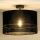Duolla - Aufbauleuchte DOUBLE RATTAN 1xE27/15W/230V d 40 cm schwarz
