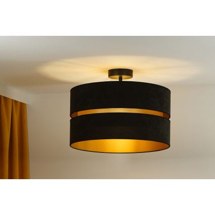 Duolla - Aufbauleuchte DUO 1xE27/15W/230V d 40 cm schwarz/golden