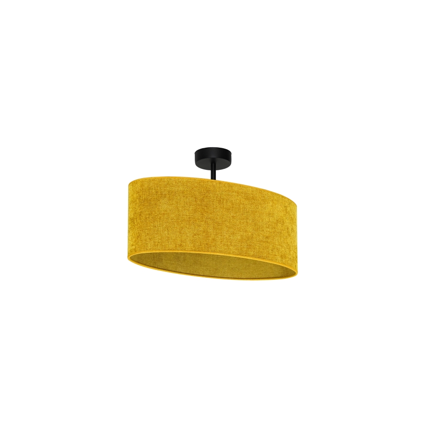 Duolla - Aufbauleuchte OVAL 1xE27/15W/230V braun