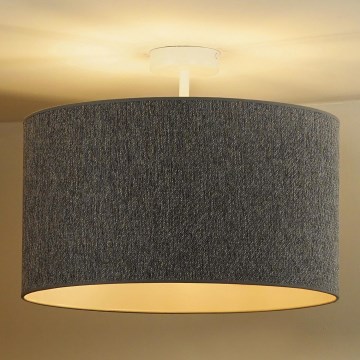 Duolla - Aufbauleuchte ROLLER ECO RECYCLING 1xE27/15W/230V d 45 cm grau