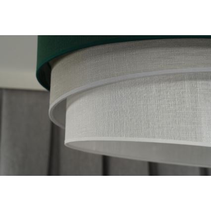 Duolla - Aufbauleuchte TRIO 1xE27/15W/230V d 45 cm grün/grau/weiß