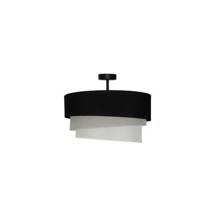 Duolla - Aufbauleuchte TRIO 1xE27/15W/230V d 45 cm schwarz/grau/weiß