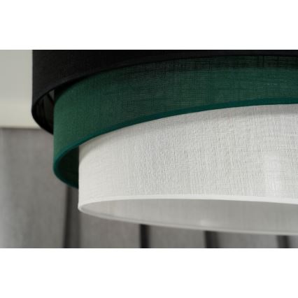 Duolla - Aufbauleuchte TRIO 1xE27/15W/230V d 45 cm schwarz/grün/weiß