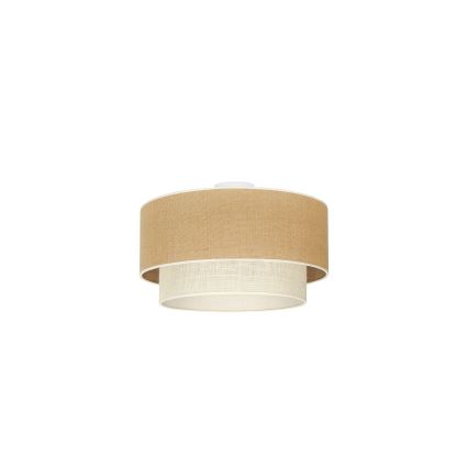 Duolla - Deckenleuchte YUTE BOHO 1xE27/15W/230V d 45 cm braun/cremefarben