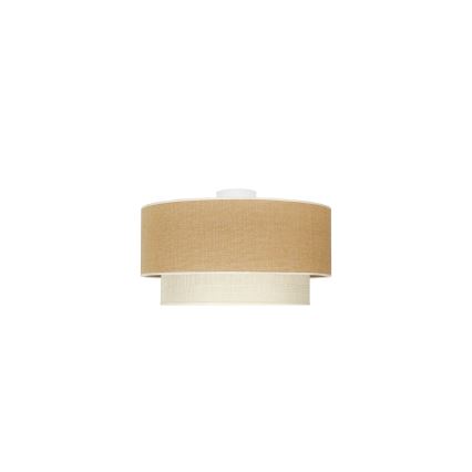 Duolla - Deckenleuchte YUTE BOHO 1xE27/15W/230V d 45 cm braun/cremefarben