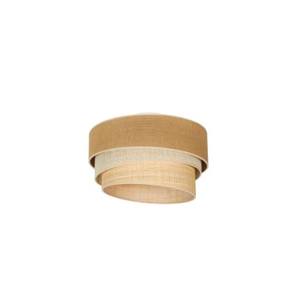 Duolla - Deckenleuchte YUTE TRIO 1xE27/15W/230V d 45 cm braun/grau/beige