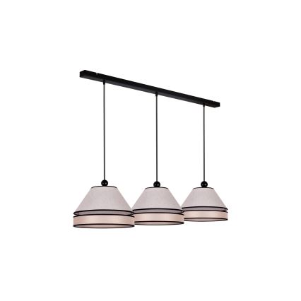 Duolla - Hängeleuchte an Schnur AVIGNON 3xE27/15W/230V beige