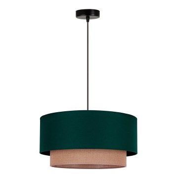 Duolla - Hängeleuchte BOHO 1xE27/15W/230V d 45 cm grün/braun