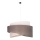Duolla - Hängeleuchte BROOKLYN 1xE27/40W/230V d 50 cm grau/beige/weiß