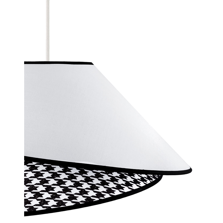 Duolla - Hängeleuchte COCO 1xE27/40W/230V d 50 cm weiß/schwarz