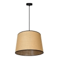 Duolla - Hängeleuchte CONE 1xE27/15W/230V d 40 cm braun/schwarz