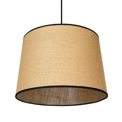 Duolla - Hängeleuchte CONE 1xE27/15W/230V d 40 cm braun/schwarz