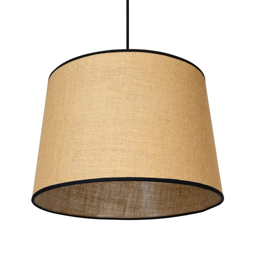 Duolla - Hängeleuchte CONE 1xE27/15W/230V d 40 cm braun/schwarz