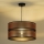 Duolla - Hängeleuchte COPPER SHINY 1xE27/15W/230V d 40 cm kupfern/schwarz